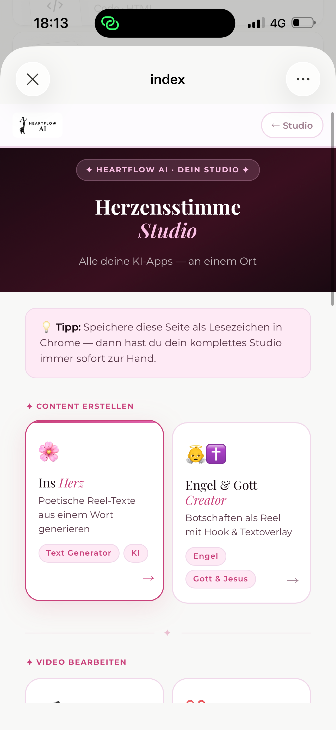 Herzensstimme Studio